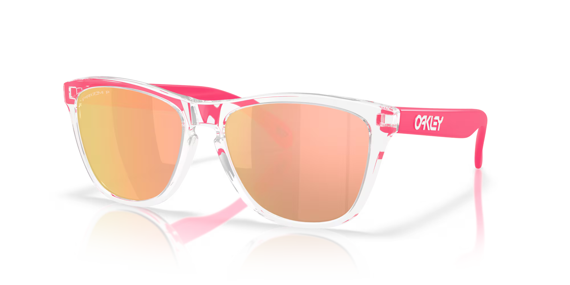 Oakley Frogskins Clear Prizm Gold Polar