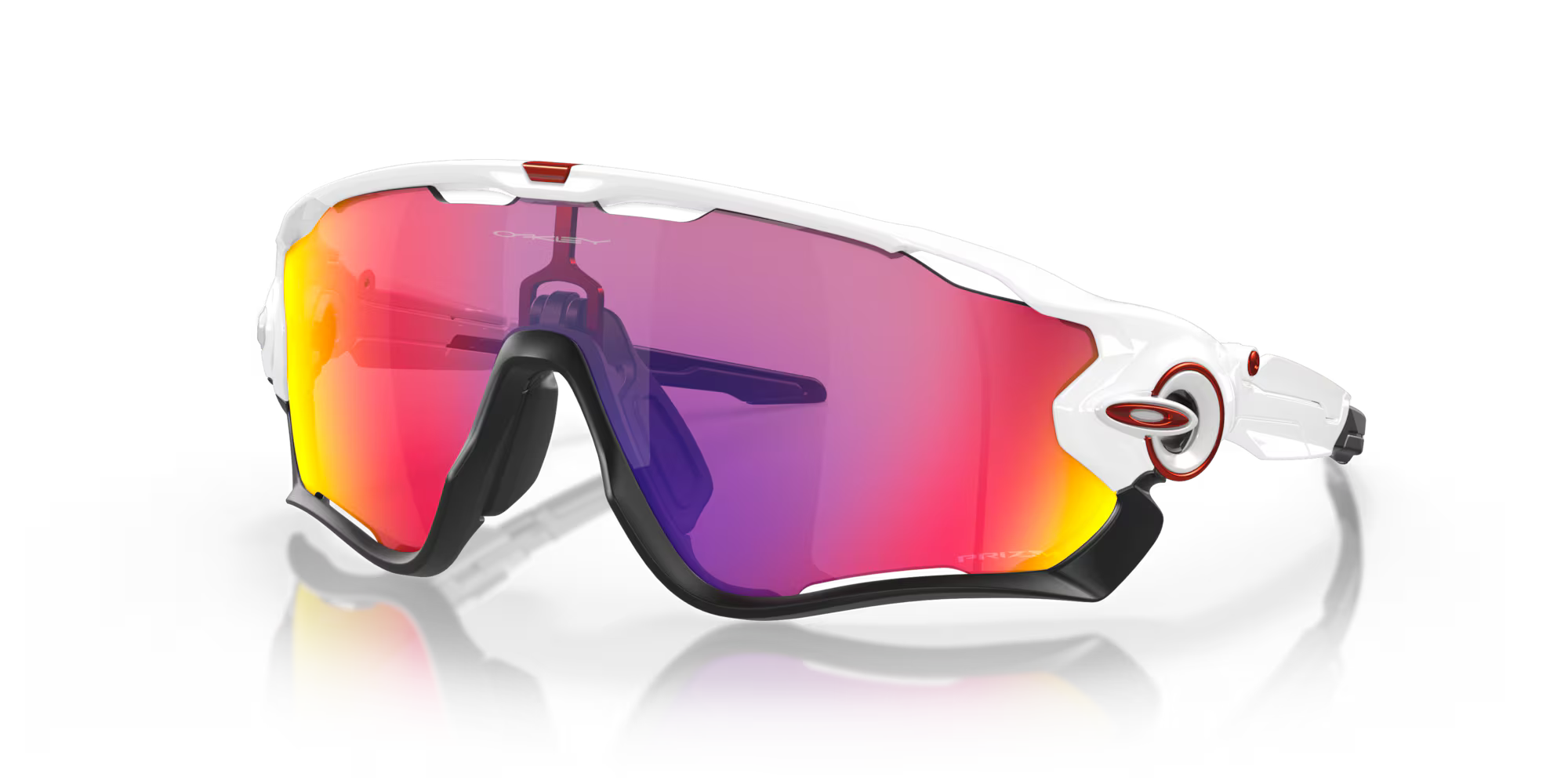 Oakley Sunglasses Jawbreaker Polished White w/ PRIZM Road