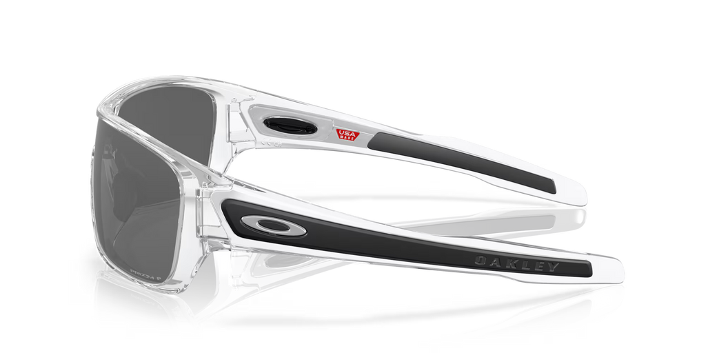 Oakley Turbine Rotor Polished Clear w/ PRIZM Black Iridium Polarized
