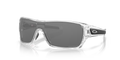 Oakley Turbine Rotor Polished Clear w/ PRIZM Black Iridium Polarized