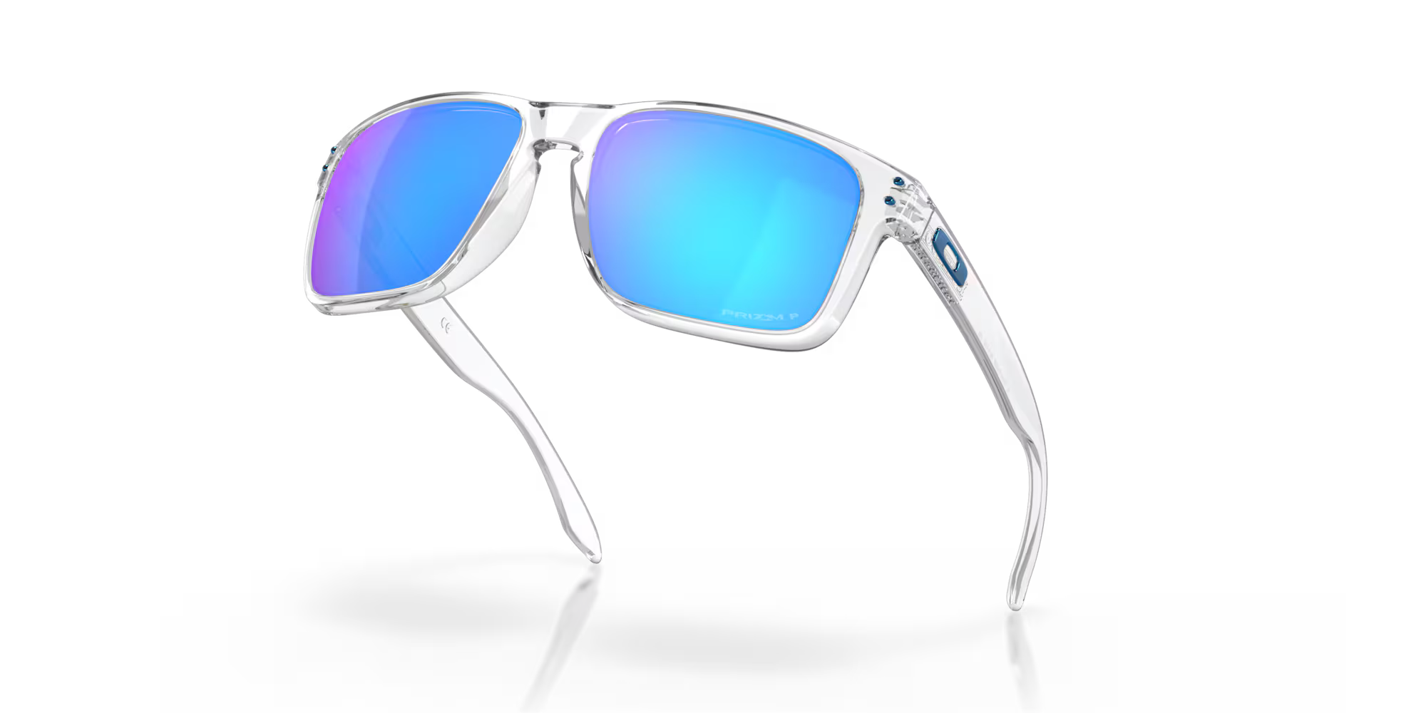 Oakley Holbrook XL Polished Clear w/PRIZM Sapphire Iridium Polarized