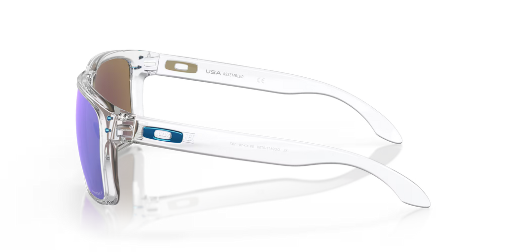 Oakley Holbrook XL Polished Clear w/PRIZM Sapphire Iridium Polarized