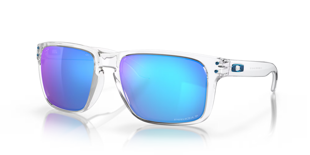 Oakley Holbrook XL Polished Clear w/PRIZM Sapphire Iridium Polarized