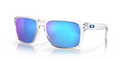 Oakley Holbrook XL Polished Clear w/PRIZM Sapphire Iridium Polarized