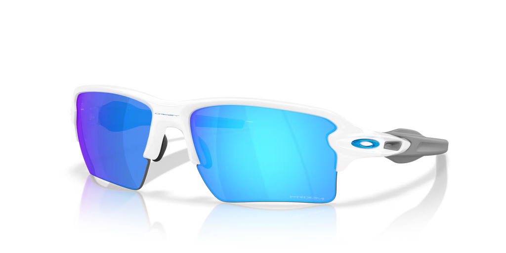 Oakley Flak 2.0 XL Polished White w/PRIZM Sapphire Iridium