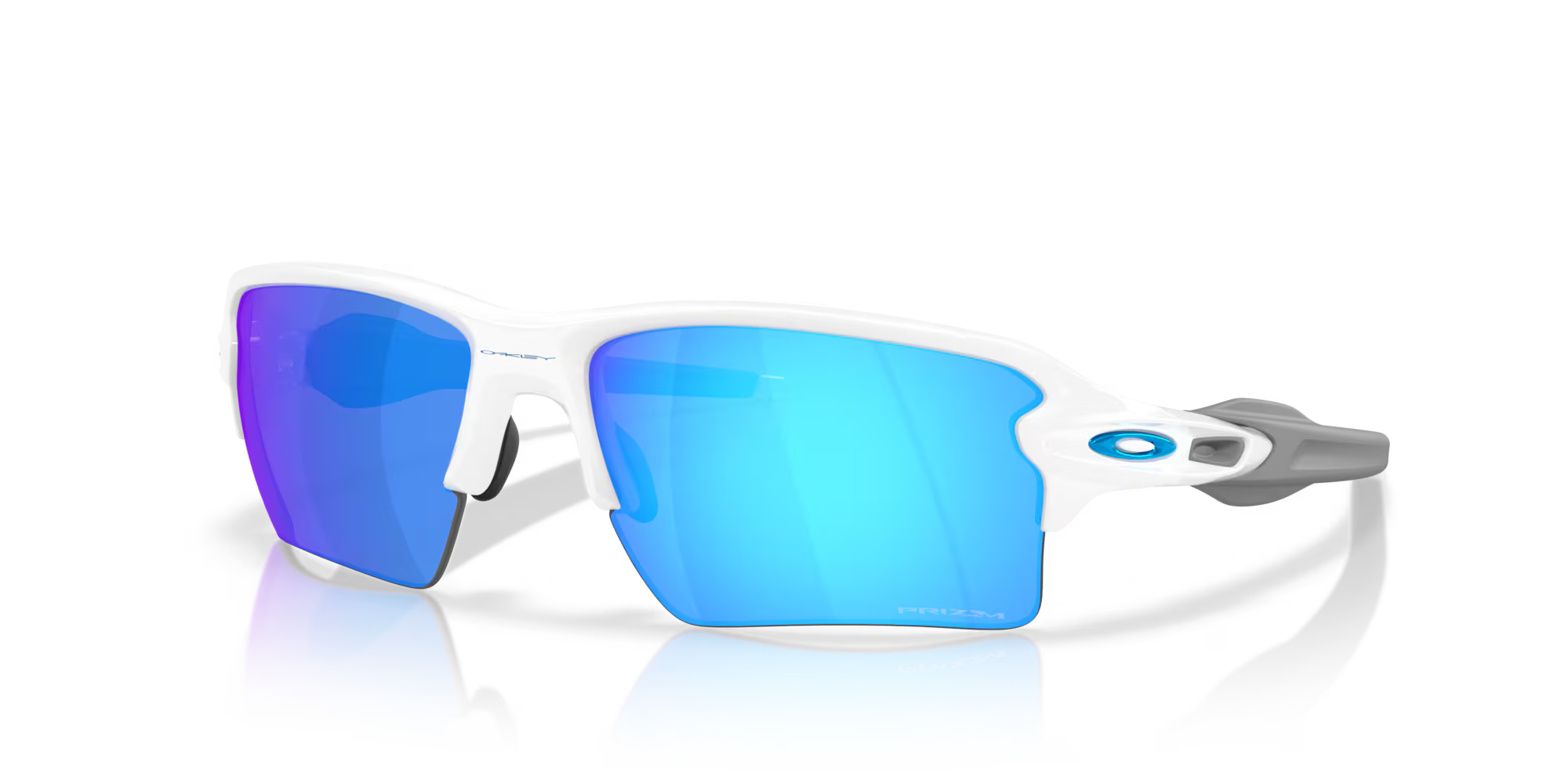 Oakley Flak 2.0 XL Polished White w/PRIZM Sapphire Iridium