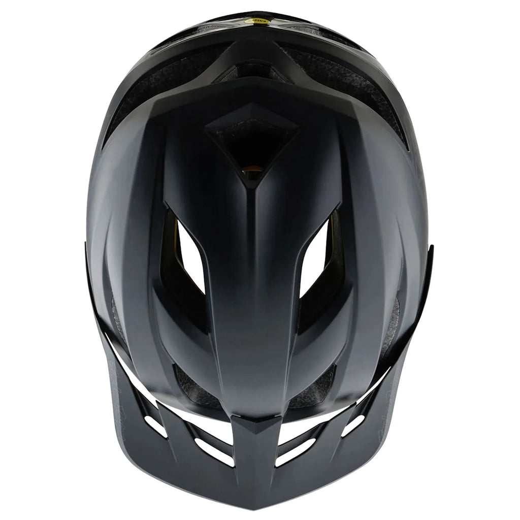 TLD FLOWLINE HELMET; POINT BLACK / CHARCOAL MD/LG