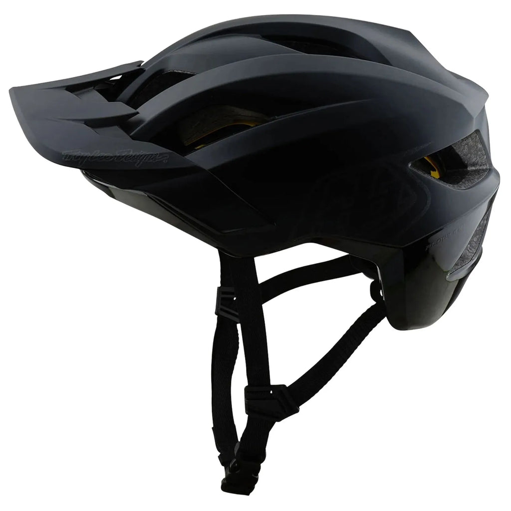 TLD FLOWLINE HELMET; POINT BLACK / CHARCOAL MD/LG