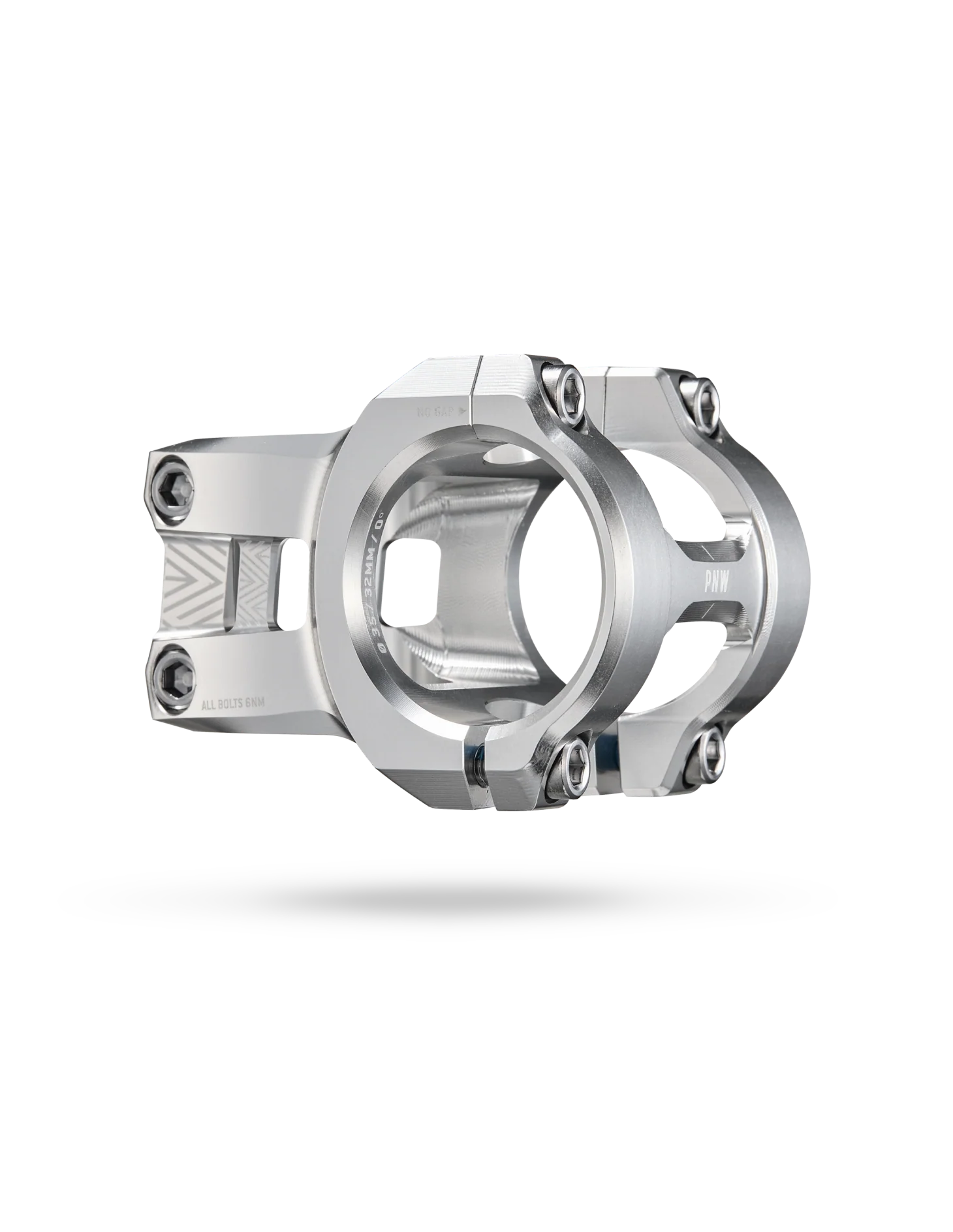 PNW Components The Loam Stem (Lightning Silver) (40mm) (31.8mm Clamp) (0°)