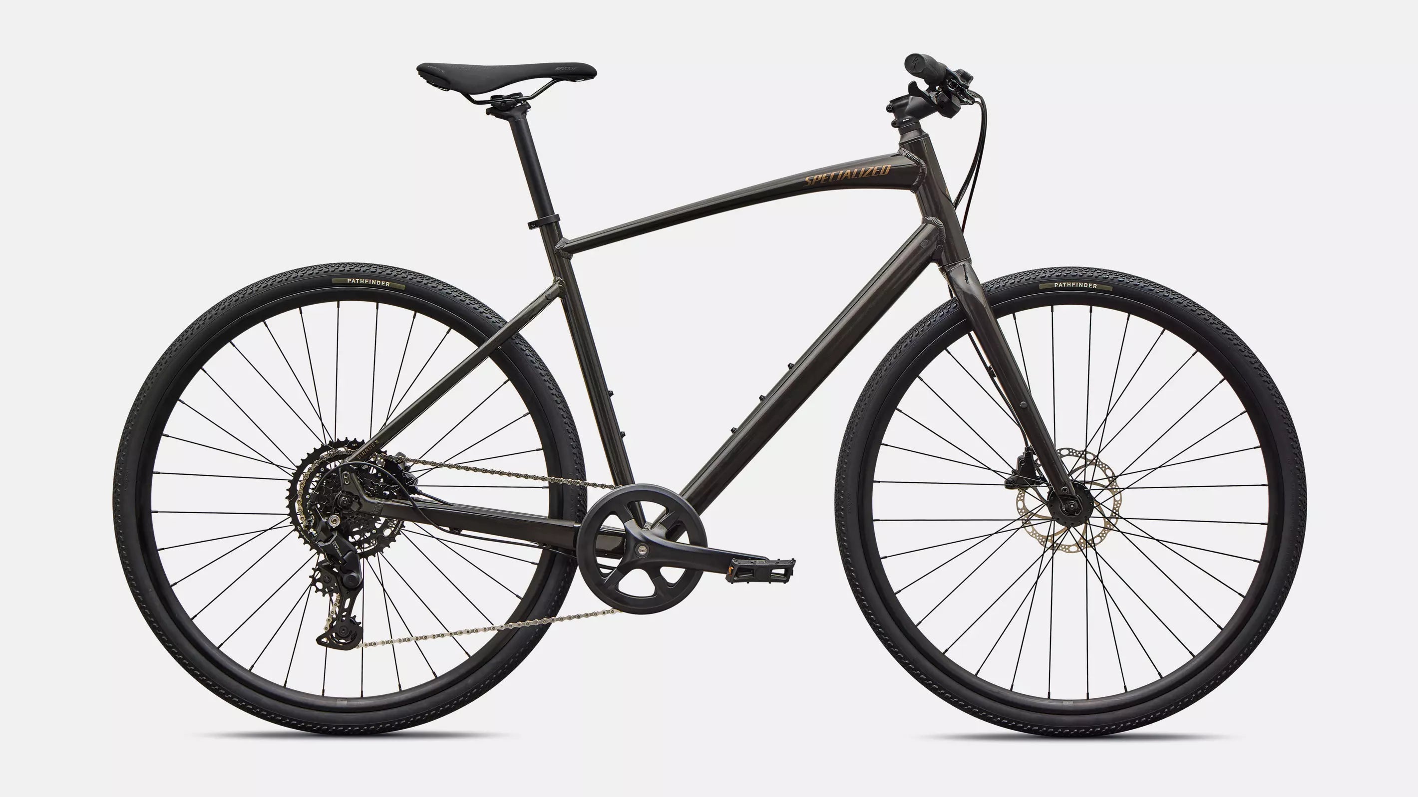 Specialized Sirrus X 2.0 Medium Gloss Metallic Obsidian/Burnt Gold Metallic Frost Reflective