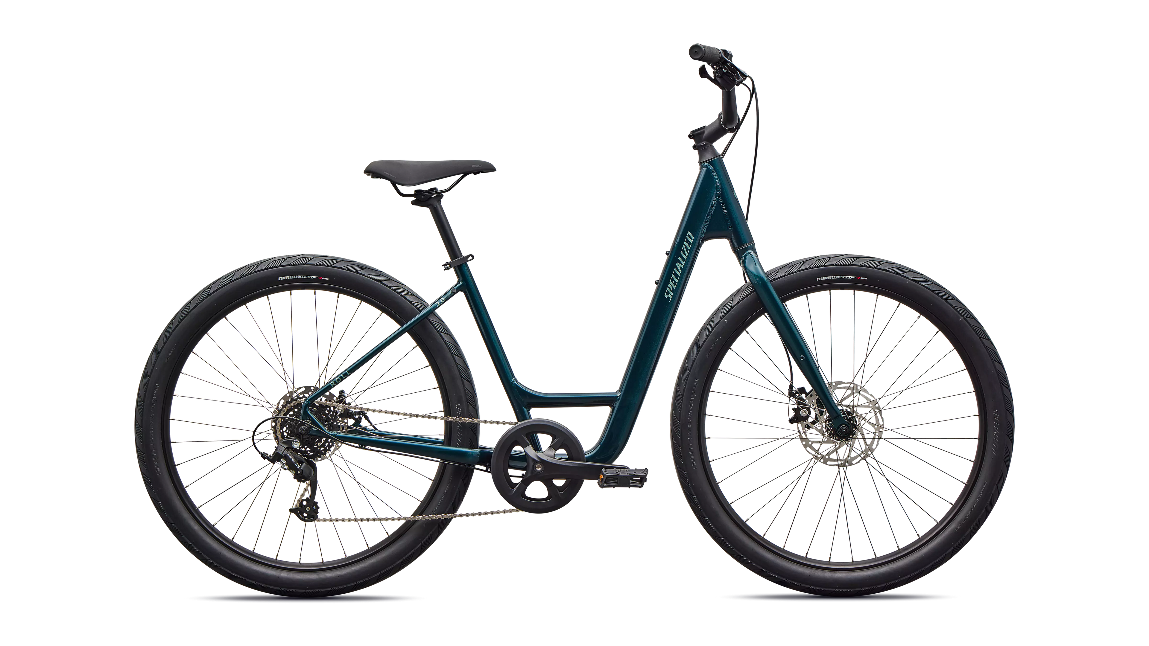 Specialized Roll 2.0 Low Entry Small Gloss Emerald Metallic/Fjord Metallic