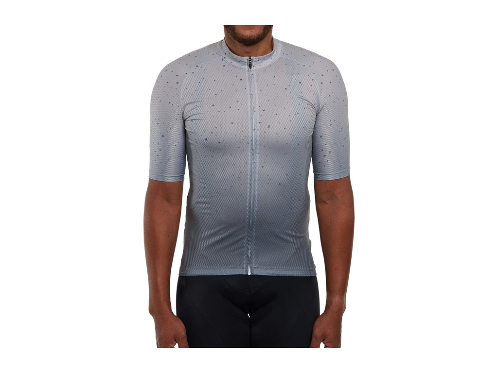 Cuore Mens Alpint Road Jersey Cool Grey Splatter