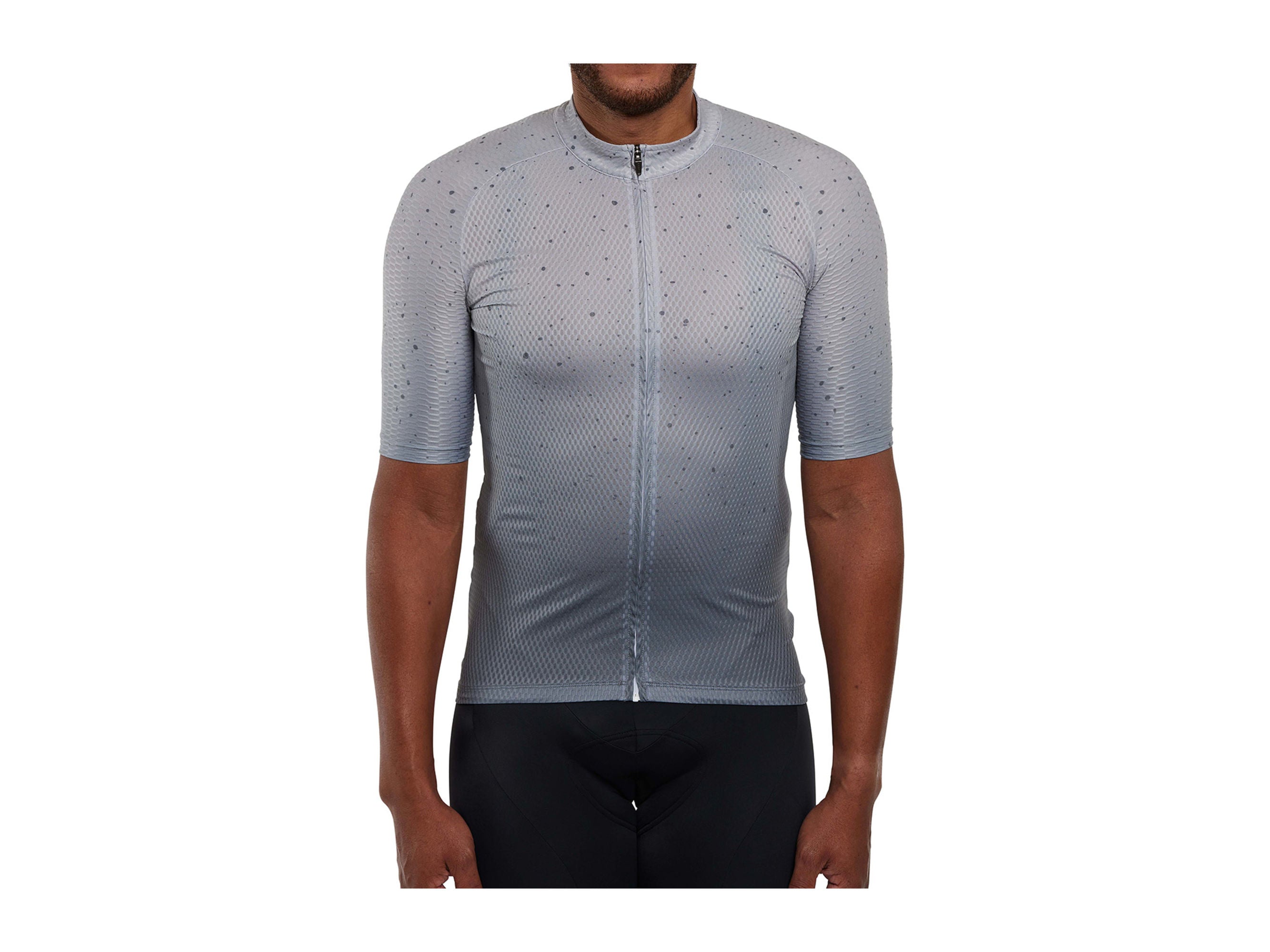 Cuore Mens Alpint Road Jersey Cool Grey Splatter