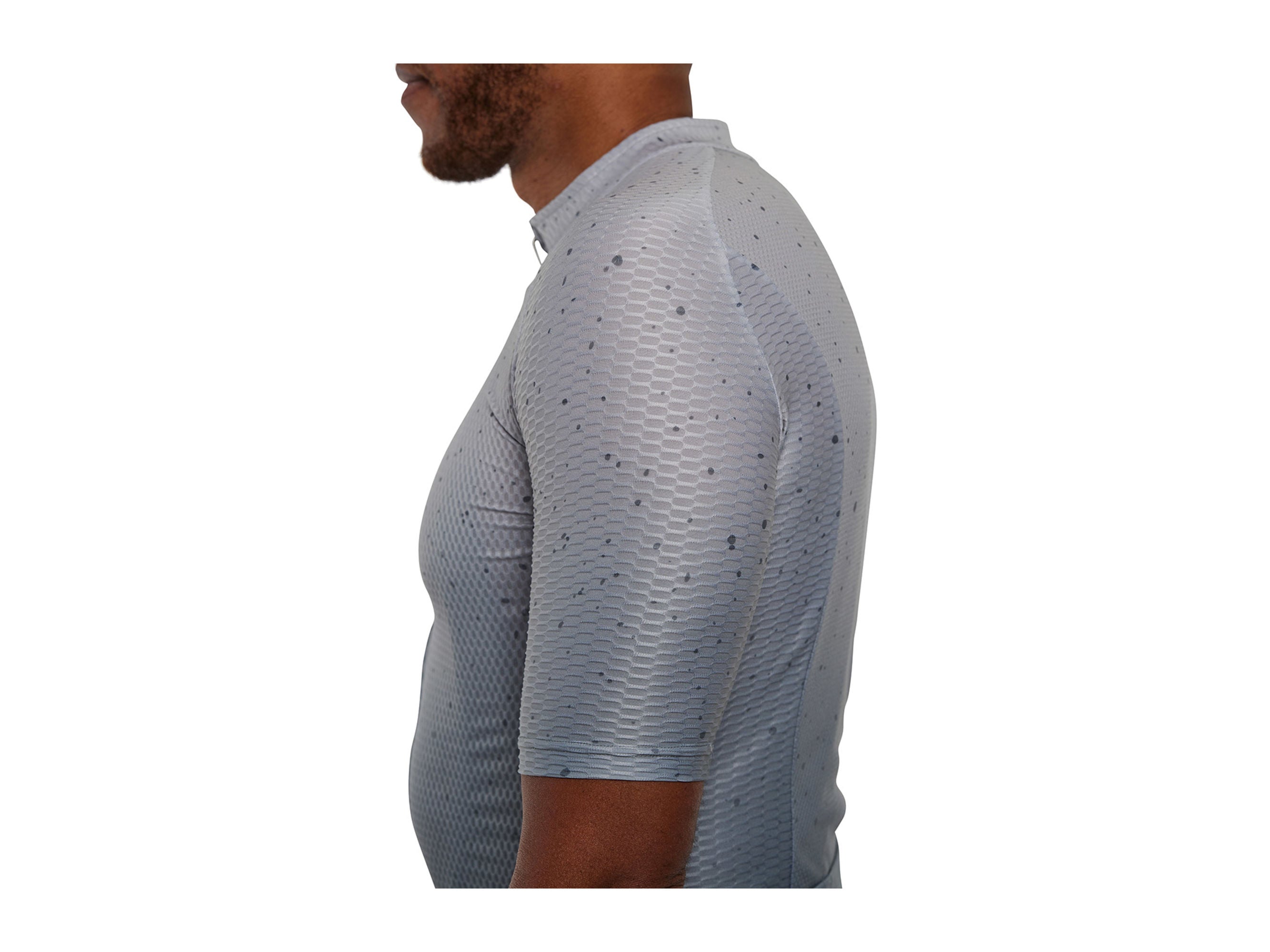 Cuore Mens Alpint Road Jersey Cool Grey Splatter