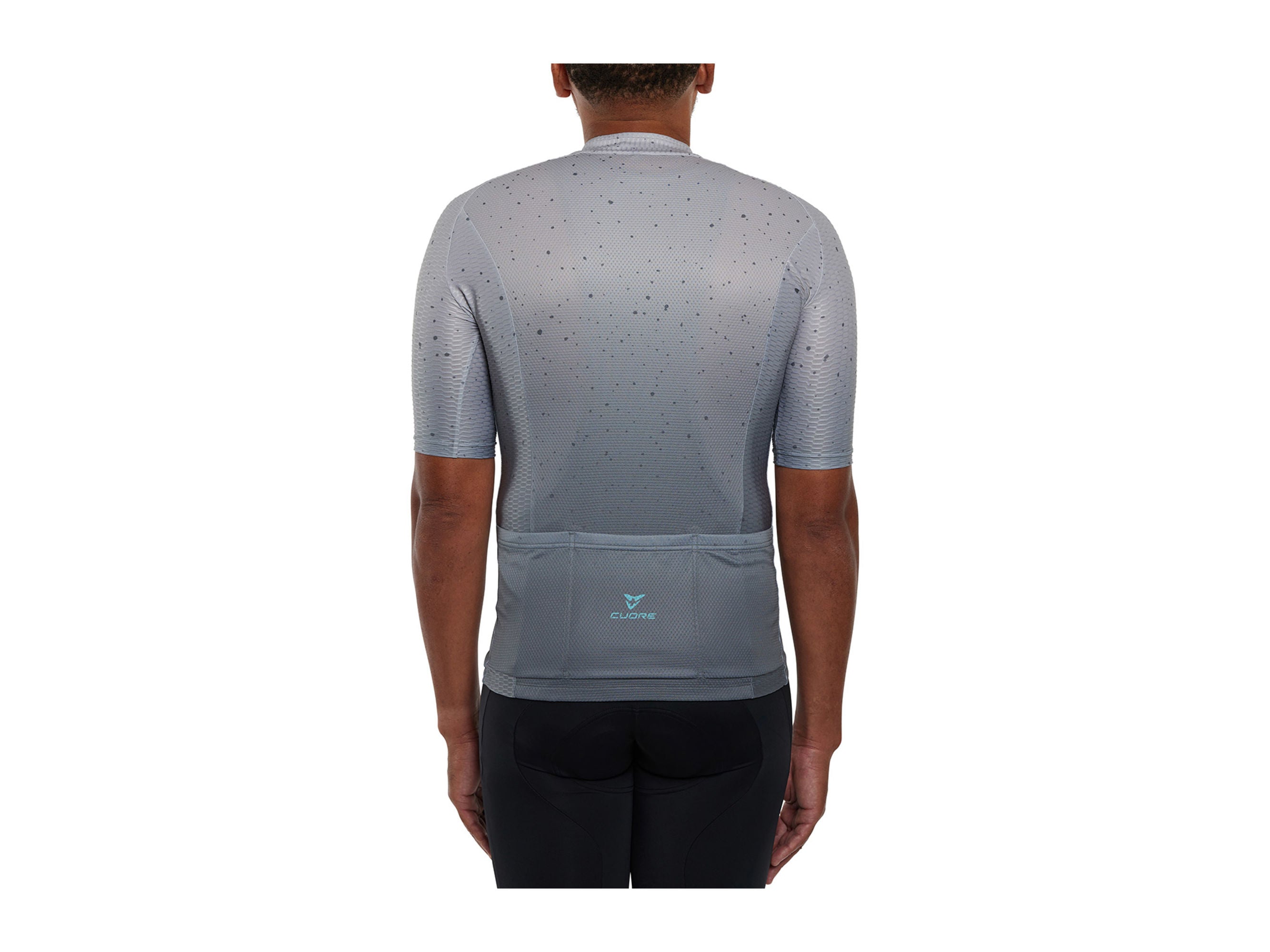 Cuore Mens Alpint Road Jersey Cool Grey Splatter