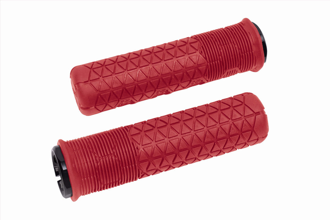 Fractal Lock-On Trail Grip 34.5 Dark Red