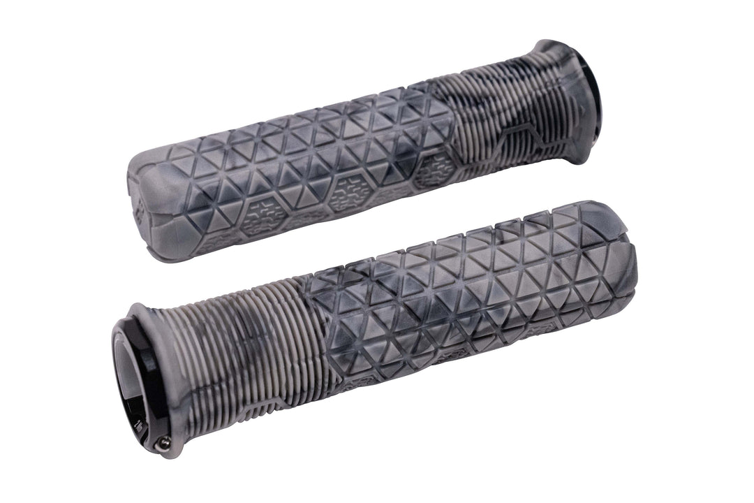 Fractal Lock-On Trail Grip 34.5 Grey Swirl