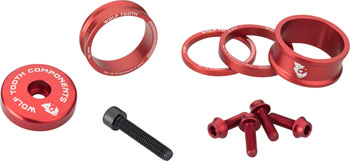 Wolf Tooth BlingKit: Headset Spacer Kit 3, 5,10, 15mm