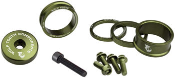 Wolf Tooth BlingKit: Headset Spacer Kit 3, 5,10, 15mm