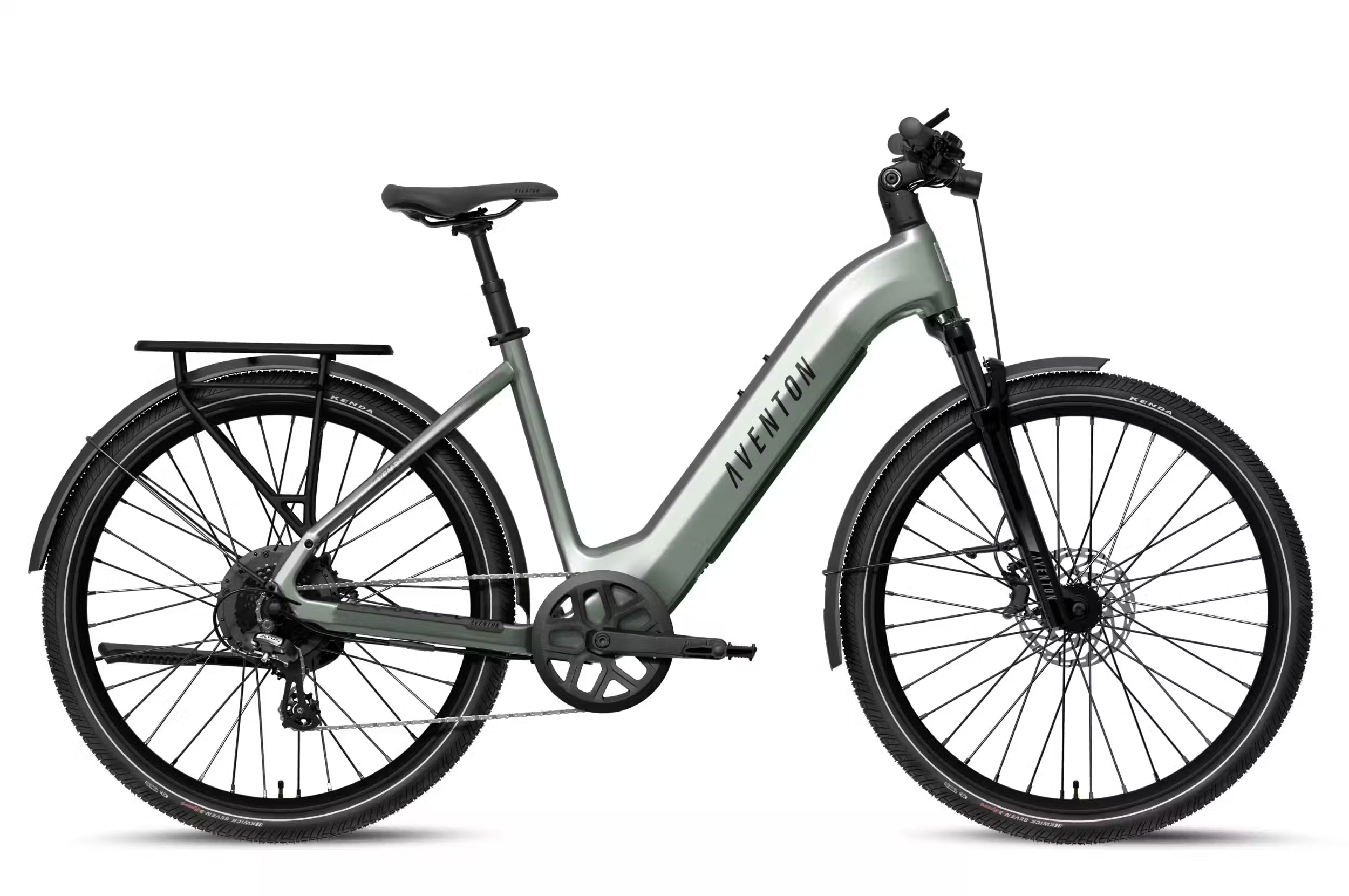 Aventon Level 4 REC Step-Through Ebike Large Glacier Mint