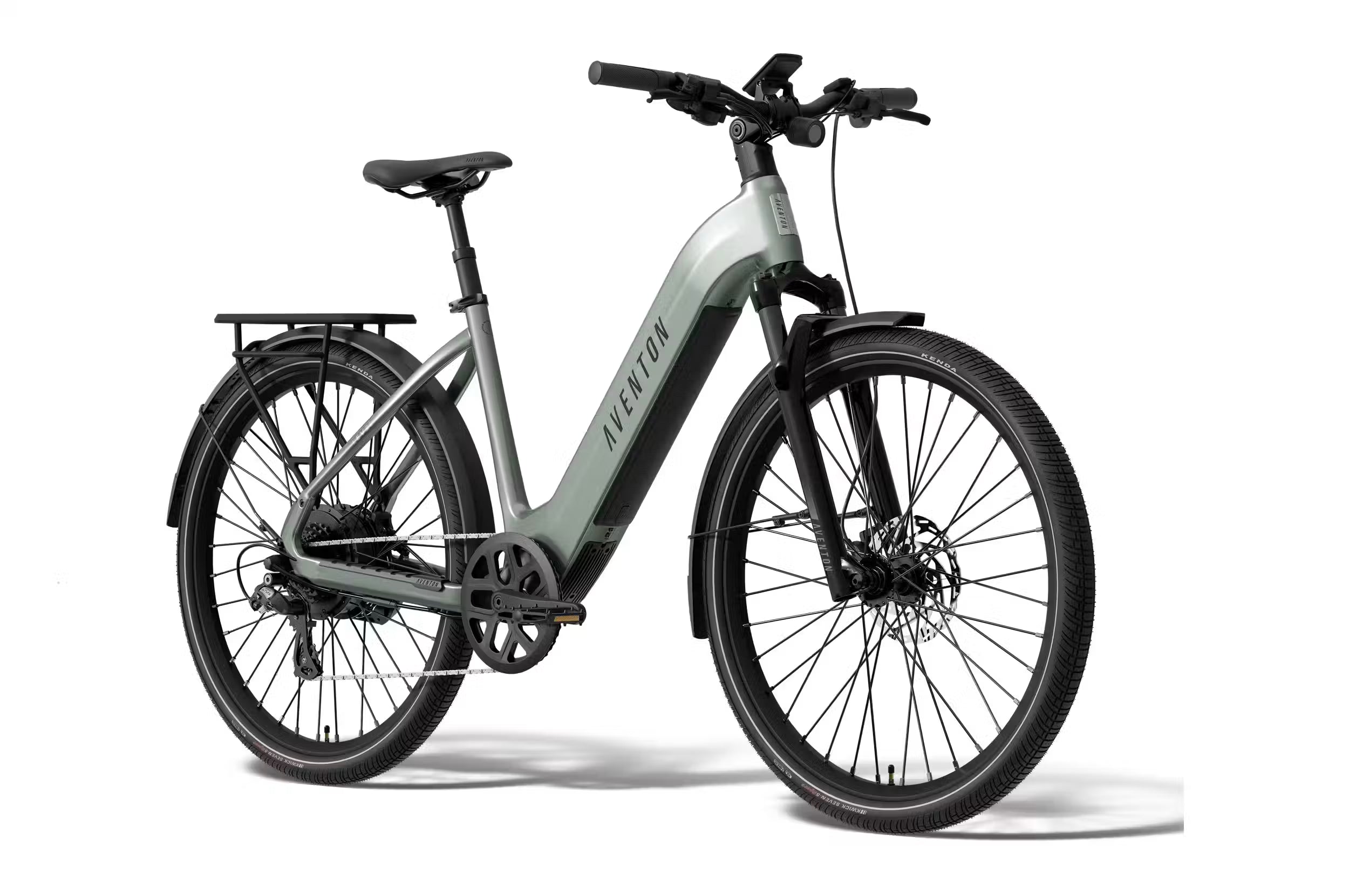 Aventon Level 4 REC Step-Through Ebike Large Glacier Mint