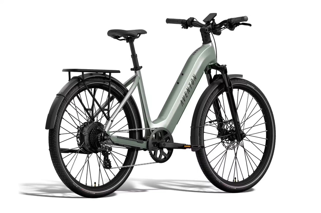 Aventon Level 4 REC Step-Through Ebike Large Glacier Mint