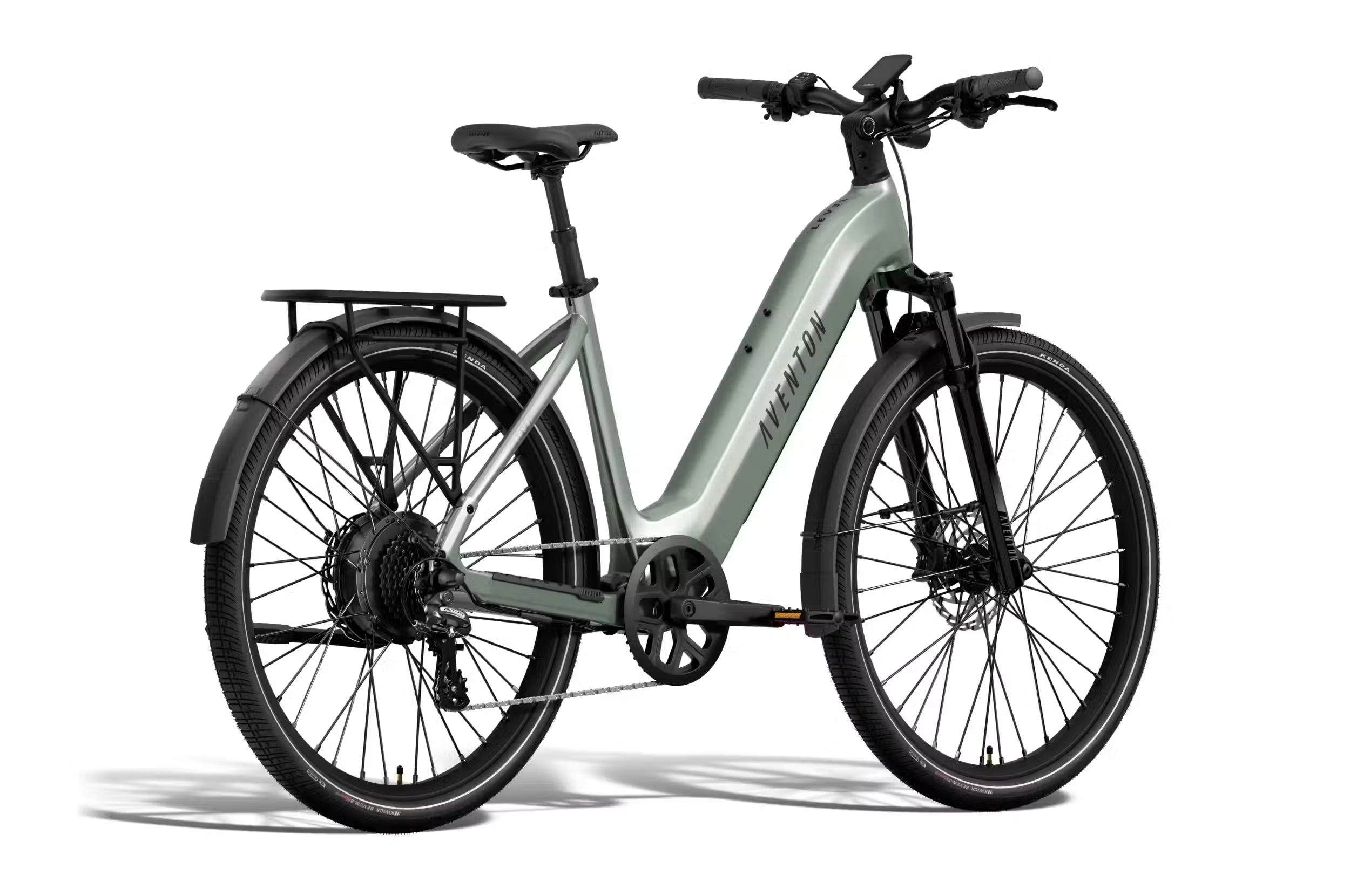 Aventon Level 4 REC Step-Through Ebike Large Glacier Mint