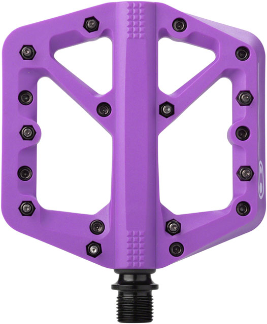 Crank Brothers Stamp 1 Pedals - Platform, Composite, 9/16", Purple, Large