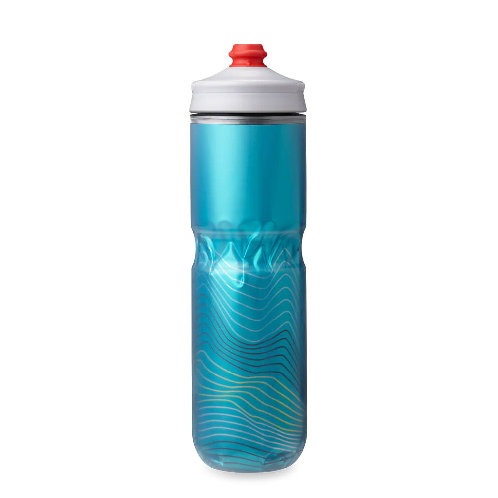 Hydrapak Polar Surge Ascent Insulated Water Bottle - 24oz, Blue
