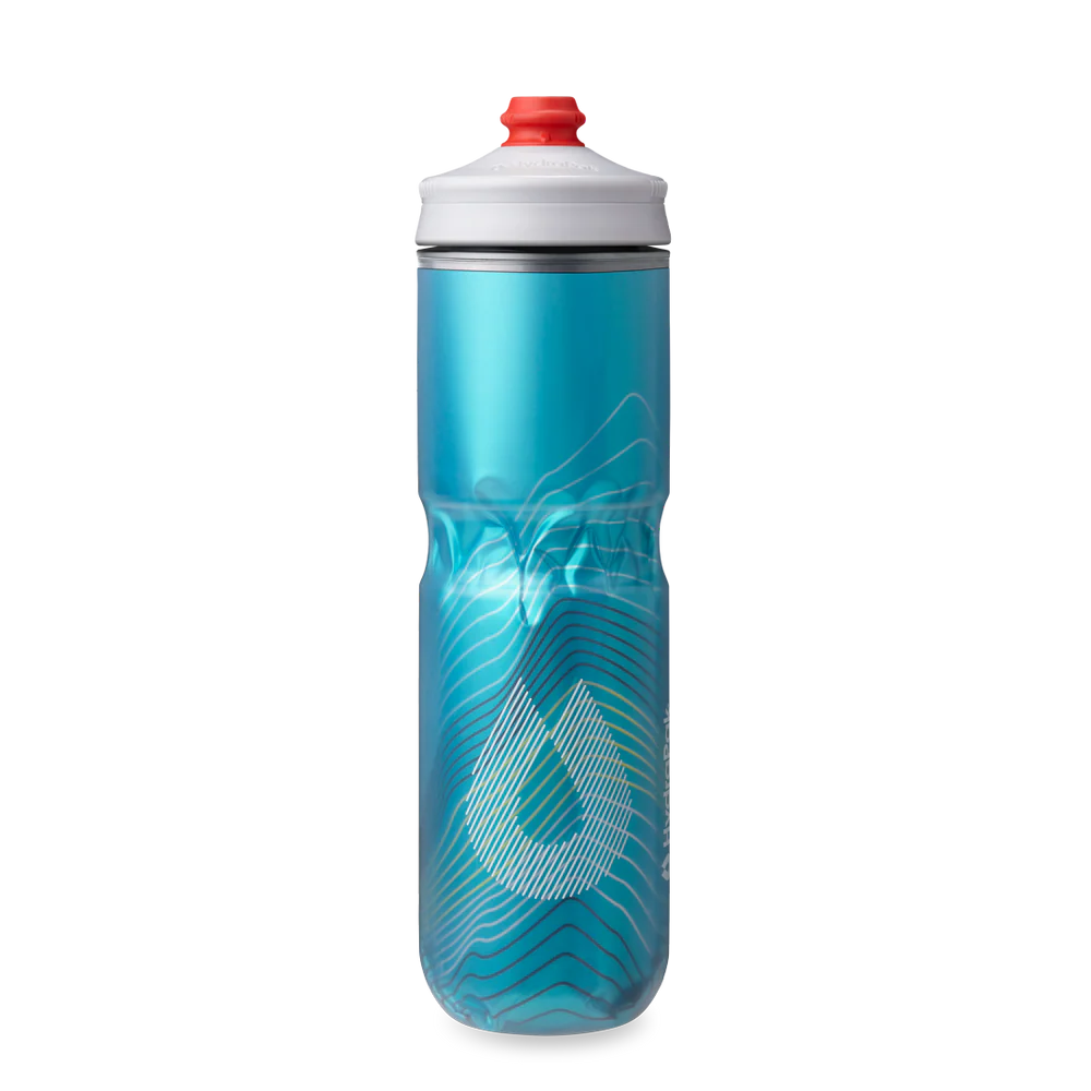 Hydrapak Polar Surge Ascent Insulated Water Bottle - 24oz, Blue