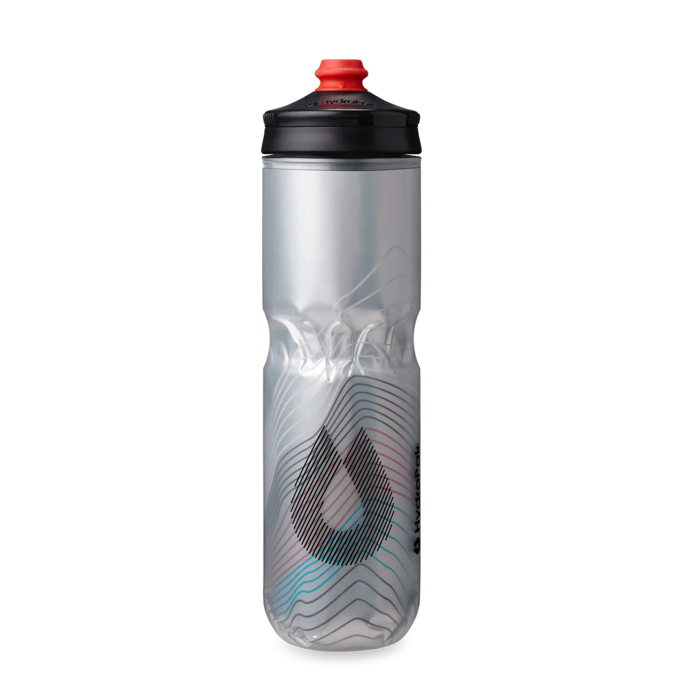 Hydrapak Polar Surge Ascent Insulated Water Bottle - 24oz, Silver