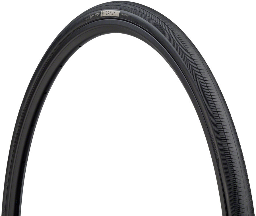 Teravail Rampart Tire - 700 x 38, Tubeless, Folding, Black, Light and Supple, Fast Compound