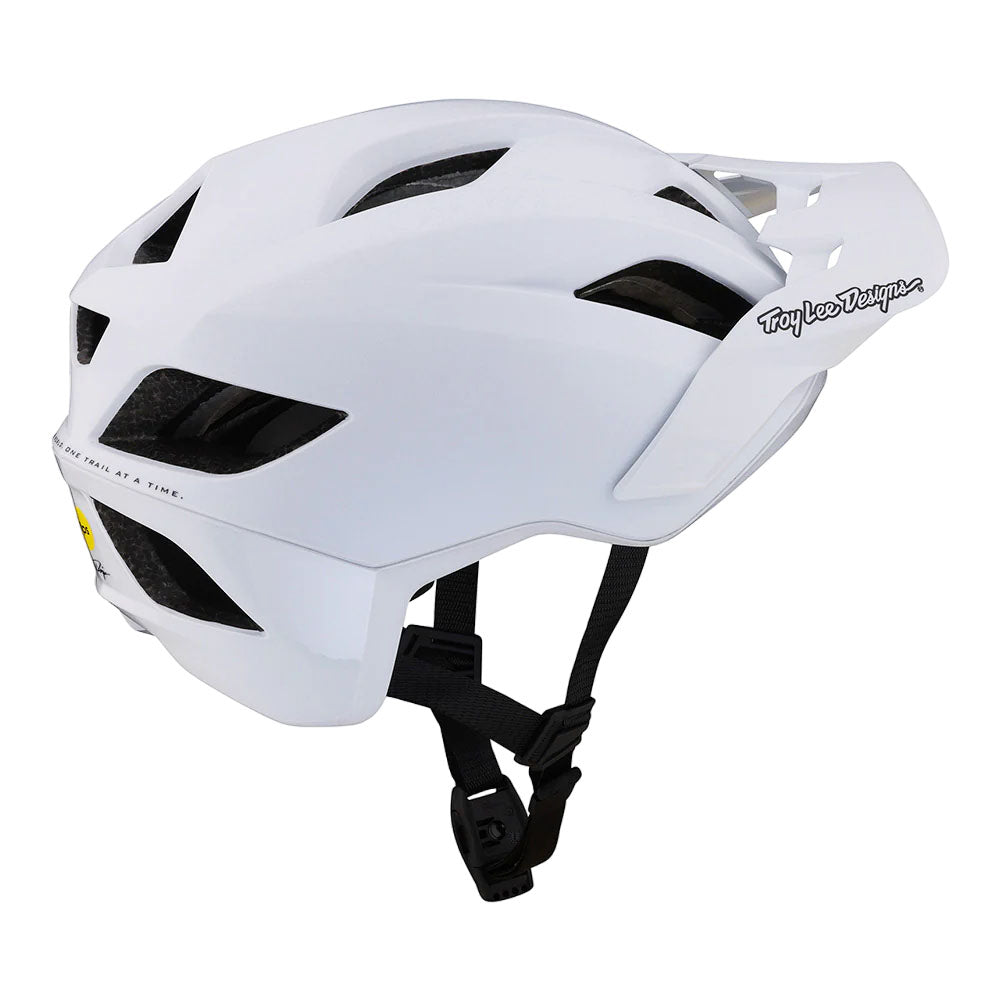 TLD FLOWLINE SE HELMET; STEALTH WHITE MD/LG