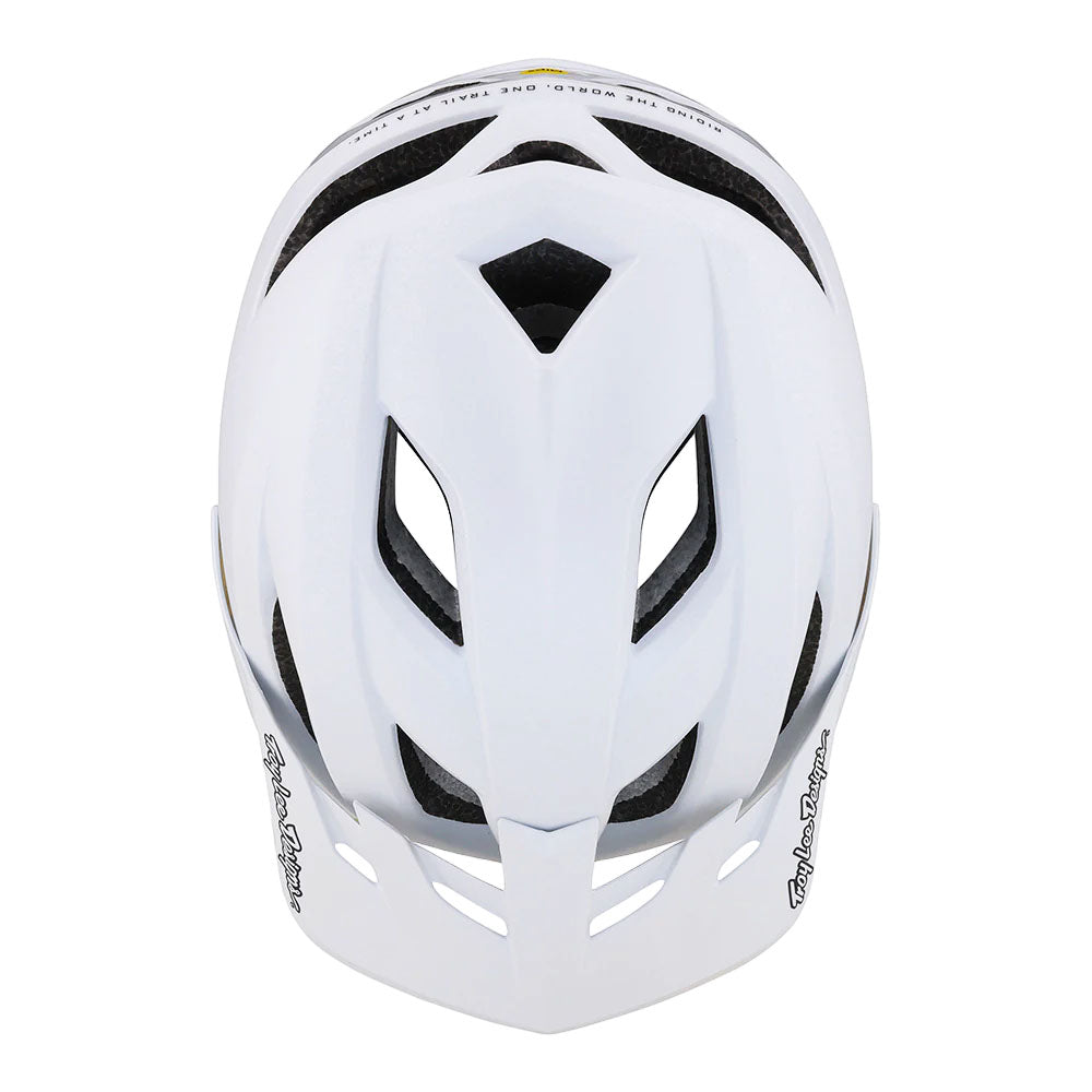 TLD FLOWLINE SE HELMET; STEALTH WHITE MD/LG
