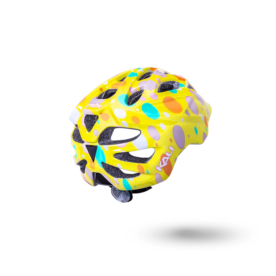 Kali Chakra Child Lighted Youth Helmets Confetti Gls Ylw S