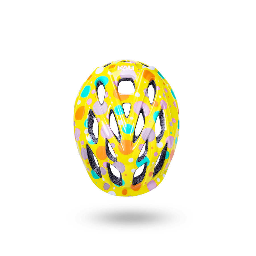 Kali Chakra Child Lighted Youth Helmets Confetti Gls Ylw S
