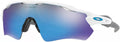 Oakley Radar EV Path Pol Wht w/ PRIZM Sapph