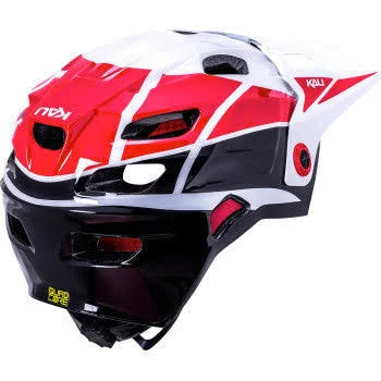 Maya Full Face Child Race Gls  Wht/Red/Blk