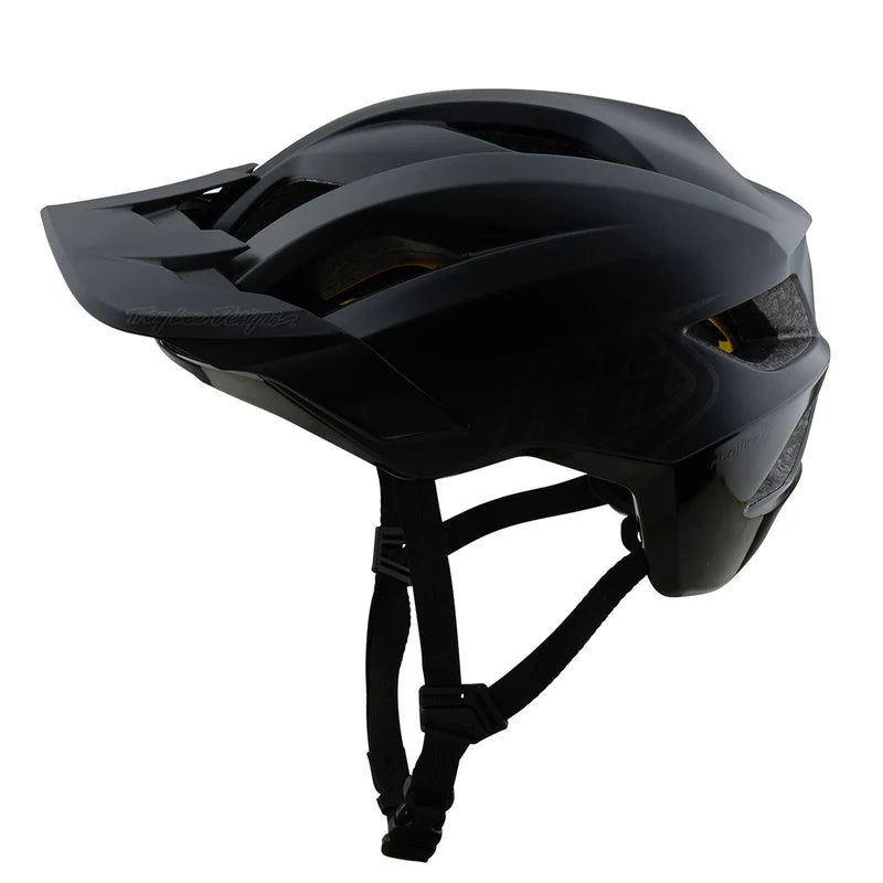 TLD FLOWLINE HELMET; POINT BLACK / CHARCOAL MD/LG